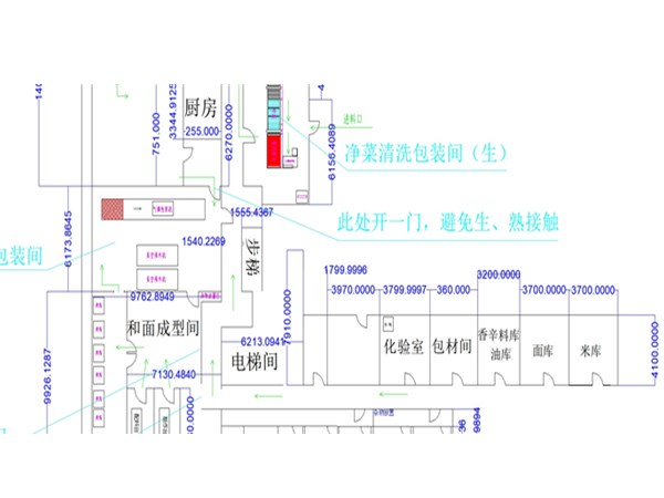 大型餐廳中央廚房生產(chǎn)線